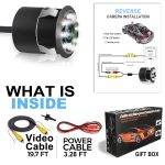 دوربین دنده عقب LED دار Car Camera Back 8 LED