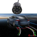 دوربین عقب خودرو چرخشی 185 درجه 8LED