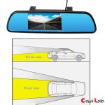 مانیتور آیینه ای بلوتوث دار 5 اینچ خودرو