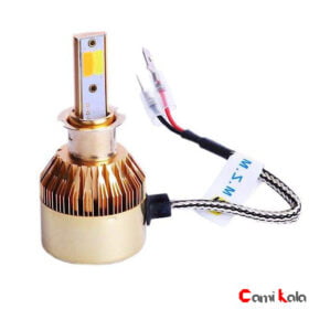 هدلایت دو رنگ طلایی Car HeadLight LED C6