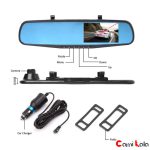 DVR مانیتور آیینه ای دو دوربین خودرو 4.3 اینچی