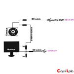 مانیتور تاشو 4.3 اینچی خودرو Car Monitor Folding