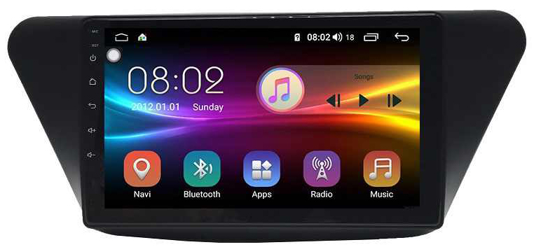 دستگاه پخش اندروید لیفان Car MultiMedia Android Lifan X50