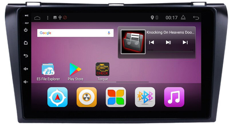 دستگاه پخش اندروید مزدا 3 Car Android Mazda, مانیتور اندروید مزدا 3,مالتی میدیا فابریک مزدا 3,پخش تصویری فابریک مزدا 3 قدیم,مزدا 3