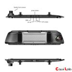 دوربین فیلمبرداری خودرو آیینه ای 10 اینچی Car DVR Mirror