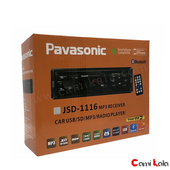 رادیو پخش بلوتوث دار پاواسونیک مدل Pavasonic JSD-1116