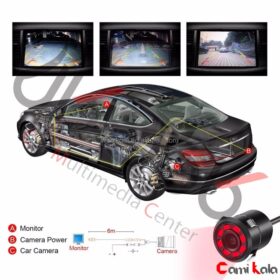 دوربین عقب خودرو مادون قرمز دو حالته Car Camera Rear Infrared,دوربین عقب خودرو