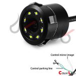 دوربین جلو دید در شب Camera Back 8 LED