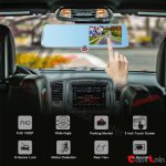 دوربین آینه 3 لنزه صفحه لمسی 5 اینچی Vehicle BlackBOX DVR