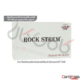 مانیتور اندروید فابریک راک استریم مدل gt-740 car multimedia android rock stream gt-740