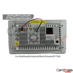 مانیتور اندروید فابریک راک استریم مدل gt-740 car multimedia android rock stream gt-740