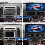مانیتور اندروید تسلا هیوندا سانتافه 2008 تا 2012