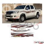 خط کشی بغل تویوتا هایلوکس ویگو 2005 تا 2015 مدل ZC-HIL-123