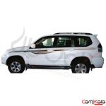 خط کشی بغل تویوتا پرادو 2005 تا 2009 زرشکی و قهوه ای ZC-PLD-119
