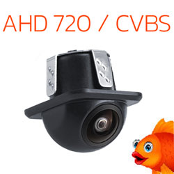 دوربین عقب خودرو چشم ماهی AHD / CVBS مدل چپقی