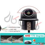 دوربین عقب خودرو چشم ماهی AHD / CVBS مدل چپقی