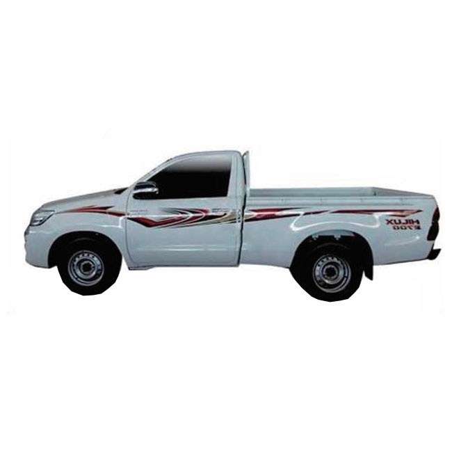 خط کشی بغل تویوتا هایلوکس تک کابین 2005 تا 2015 مدل ZC-HIL-203