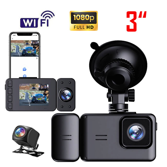 دوربین ثبت وقایع سه دوربین وای فای مدل WDR1
