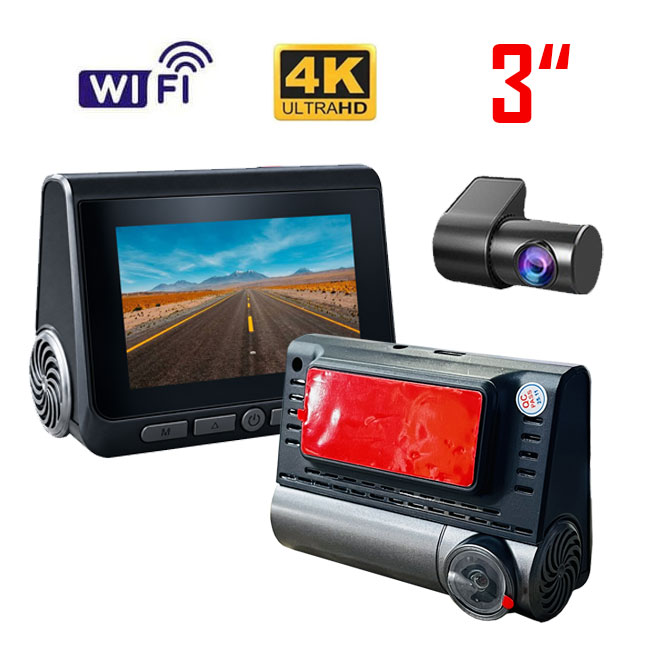 دوربین ثبت وقایع کارفلیکس 4K دو دوربین مدل CX-23 Pro